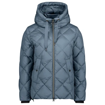 Pūkinė striukė moterims, Mėlyna, Down Jacket