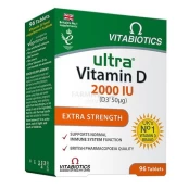 Maisto papildas VITABIOTICS Ultra Vitamin D N96 kaina