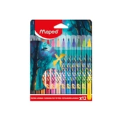 Flomasteriai MAPED DRAGON, 12 sp.
