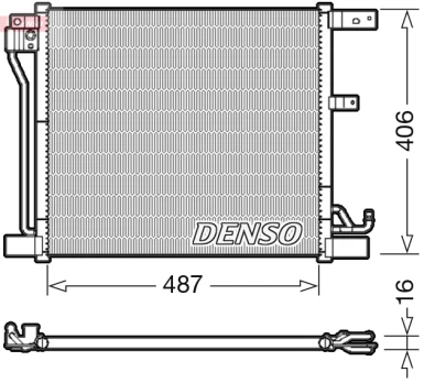 Kondensatorius, oro kondicionierius DENSO DCN46018