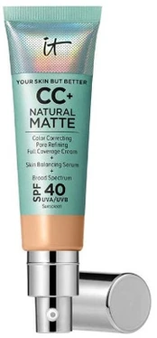 It Cosmetics CC+ NATURAL MATTE base de maquillaje en crema SPF40 #Medium 32 ml