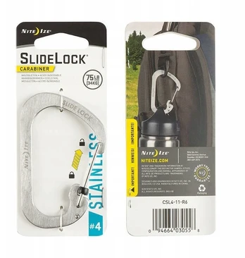 Slidelock karabinas #4 plieno Csl4-11-r6 Nite Ize
