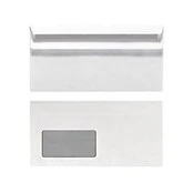 Herlitz Briefumschlag DL selbstklebend m.Fenster 100er Pack