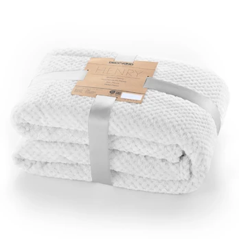 Pledas DecoKing Henry, baltas, 240 cm x 220 cm