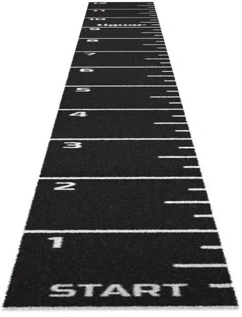 tiguar sprint bėgimo takelis 12 m / 1 m, juodas
