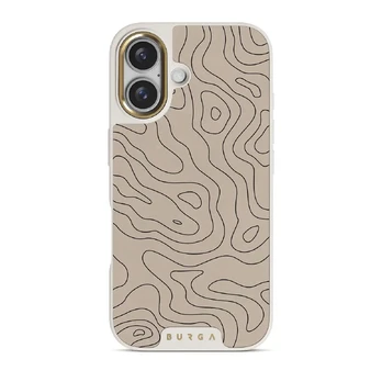 Wild Terrain - Minimalist iPhone 16 Plus Case, Elite Light (MagSafe) / Gold