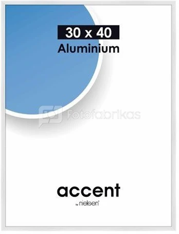 Nielsen Photo Frame 52439 Accent Glossy White 30x40 cm