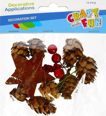 ūs kūgiai su priedais 14vnt - Craft with Fun