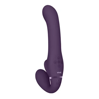 Vive By Shots Ai - Dual Vibrating Air Wave Tickler Strapless Strapon