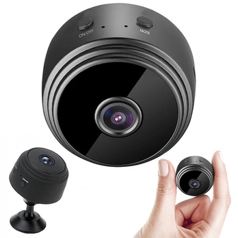 Full HD mini šnipinėjimo kamera Perfee, juoda