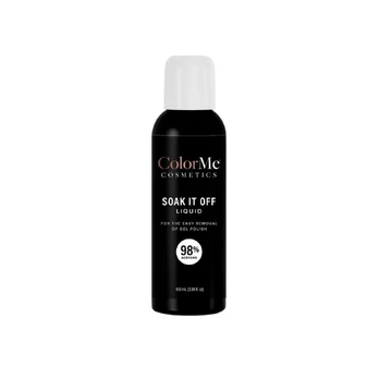 ColorMe Cosmetics, Soak It Off, Nagų lakas Remover, 100 ml