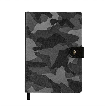 Night Black Camouflage - Notebook, A5 (14.8 x 21cm) / Lined