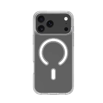 Riff Magsafe ultra thin silicone back case for Apple iPhone 17 Pro Transparent