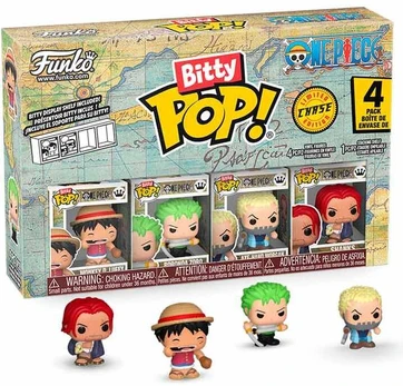 Funko Blister 4 figures Bitty POP One Piece Luffy
