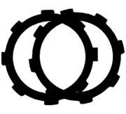 Clutch friction discs fits: YAMAHA 125