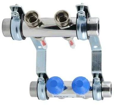 Watts Manifold 2 kredse m/flowmeter