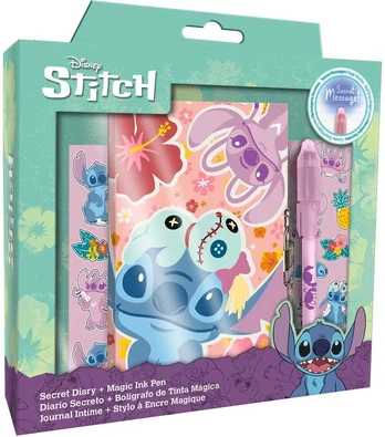 Kids Licensing Disney Stitch Diary + magic pen