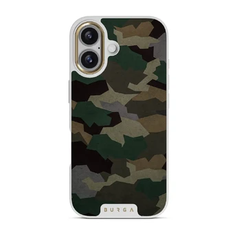 Tropical Green Camo - iPhone 17 Case, Elite Light (MagSafe) / Gold