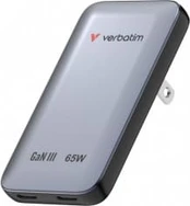 Verbatim Slim GaN 65W 2x USB-C US/UK/UE