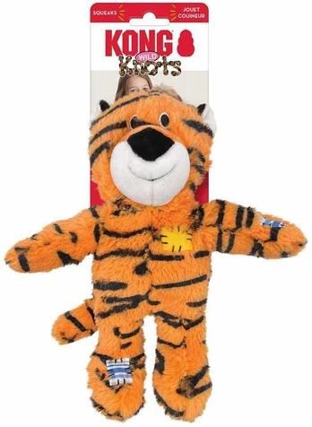KONG - Wild Knots Tiger Squeak Toy M/L (634.7376)