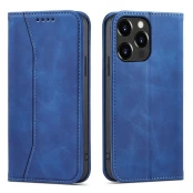 Dėklas Magnet Fancy Case for iPhone 14 Plus Mėlynas kaina