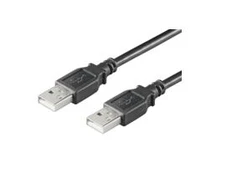 USB kabelis MicroConnect USB-A - USB-A 3 m Juodas (USBAA3B)