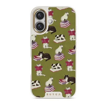 Curious Cat - iPhone 16 Plus Case, Elite Light (MagSafe) / Gold