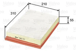 Oro filtras VALEO 585171 kaina