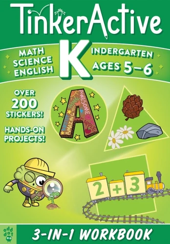 TinkerActive Kindergarten 3-in-1 Workbook