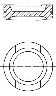 Stūmoklis MAHLE 0332000