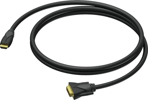 Kabelis Procab HDMI - DVI-D 1.5m juoda (CLV160/1.5)