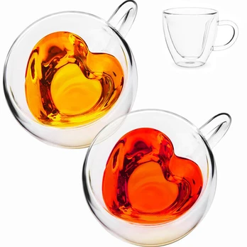 Širdelės formos puodeliai, 240 ml, 2vnt.