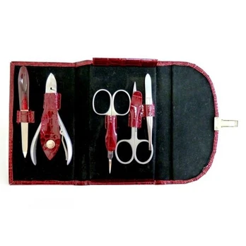 Surgana Manicure set Crocodile - 5 tools Unisex