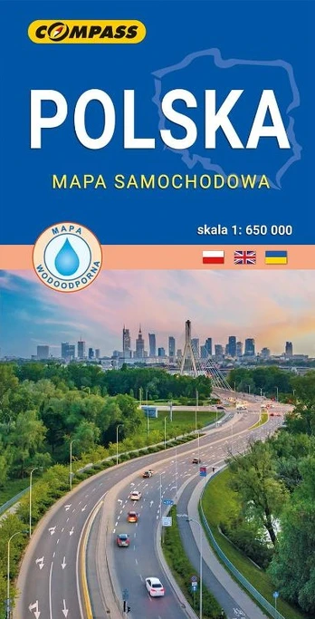 Polska. Mapa samochodowa | Poland. Road map (1:650 000)