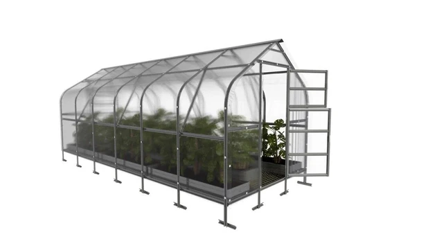 Šiltnamis KLASIKA DROP 10 m² (4 mm danga)