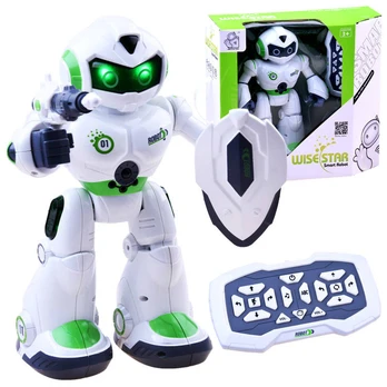 RC robotas wise star, 20 cm, balta