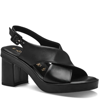 Basutės moterims, Juoda, Sandals