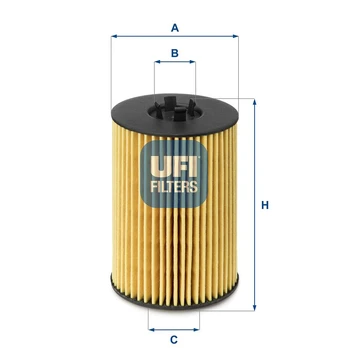 Alyvos filtras UFI 25.144.00