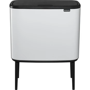 Rūšiavimo šiukšliadėžė Brabantia Bo Touch Bin 3 x 11 L, balta
