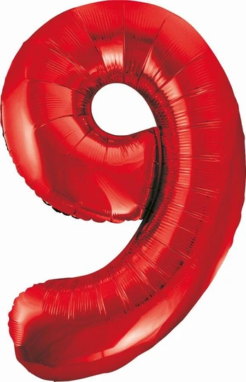 GoDan Baliono numeris 9 Raudona, 85cm