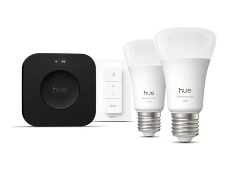 Philips Hue Bridge Pro + 2 x E27 + regulator przyciemniania