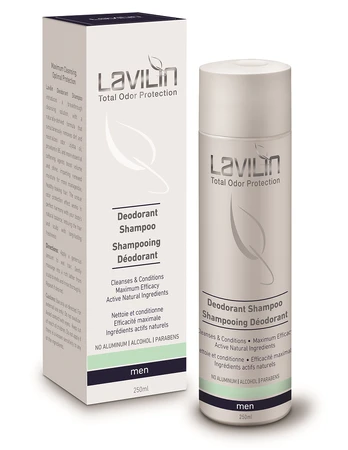 Hlavin Industries Dezodoruojantis šampūnas vyrams Lavilin Top Men, 250 ml.