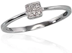 Auksinis žiedas su deimantais Diamond Sky "Solitaire V"