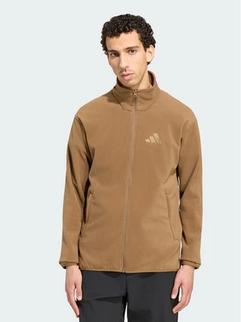 adidas Fliso džemperis Terrex Multi Essentials Full Zip Fleece Jacket KY9788 Ruda Regular Fit