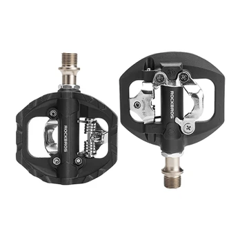 Rockbros M108 Nylon Half-Lock Double-Sided Bicycle Pedals - Juodas