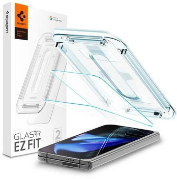 Spigen Glass tR EZ Fit (Cover 2 Pack), transparency - Google Pixel 9 Pro Fold