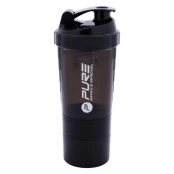 Pure2Improve Bottle Shaker, 500 ml Black kaina