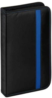 Vivanco CD/DVD wallet for 48, black/blue (31791) kaina