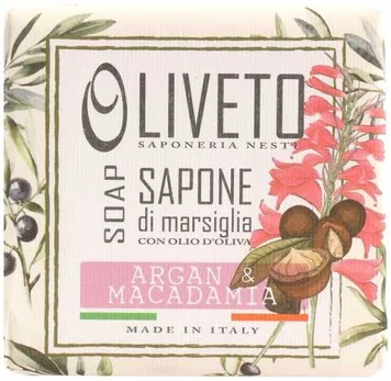 SAPONERIA NESTI OLIVETO ARGAN & MACADAMIA muilas, 200 g