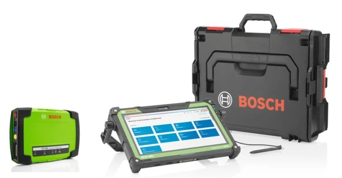 Diagnostikos testeris komplektas, BOSCH, KTS 485 CAR diagnostikos modulis + plančetinis kompiuteris, programinės įrangos tipas: be programinės įrangos